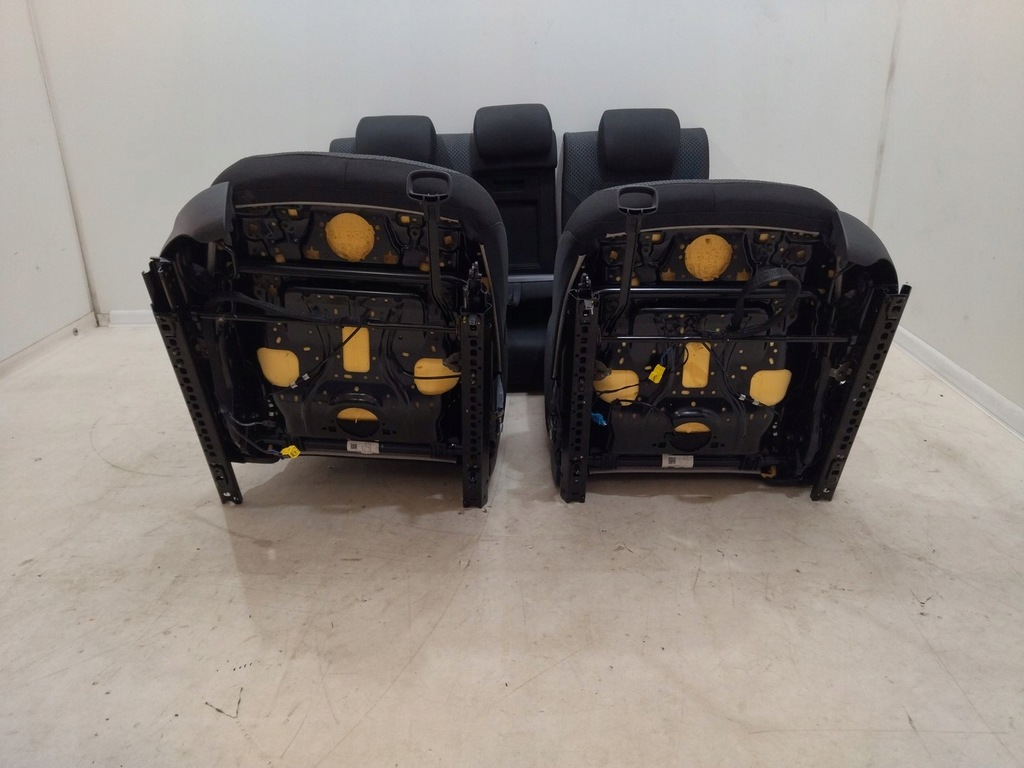 фото №13, Обивка комплект сиденья заднее сиденье материал vw jetta vi 5c 2010-2014r