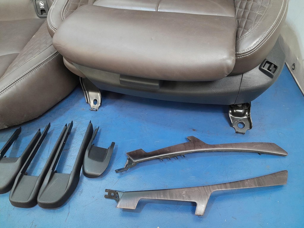 фото №7, Infiniti q50 s сиденья заднее сиденье обшивки комплект кожа