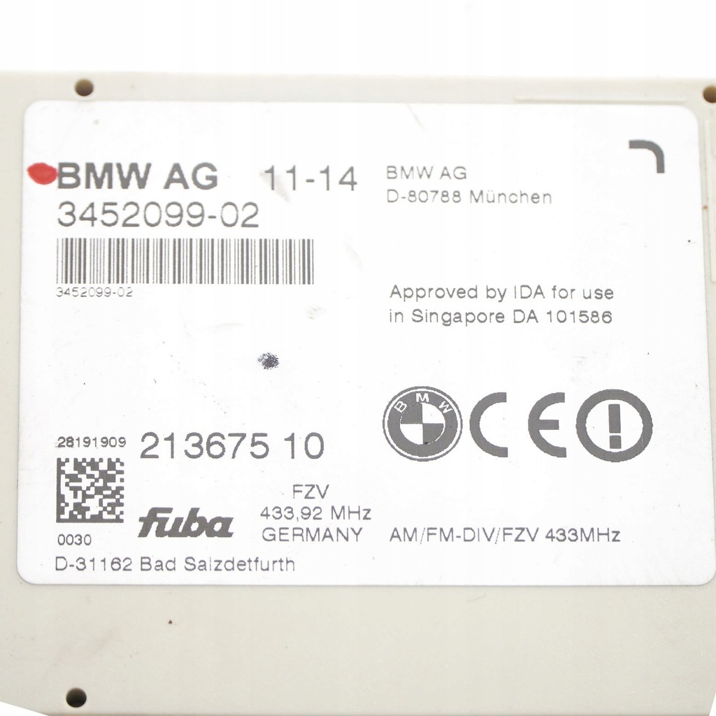 фото №9, Bmw x3 e83 підсилювач модуль антени 3402526