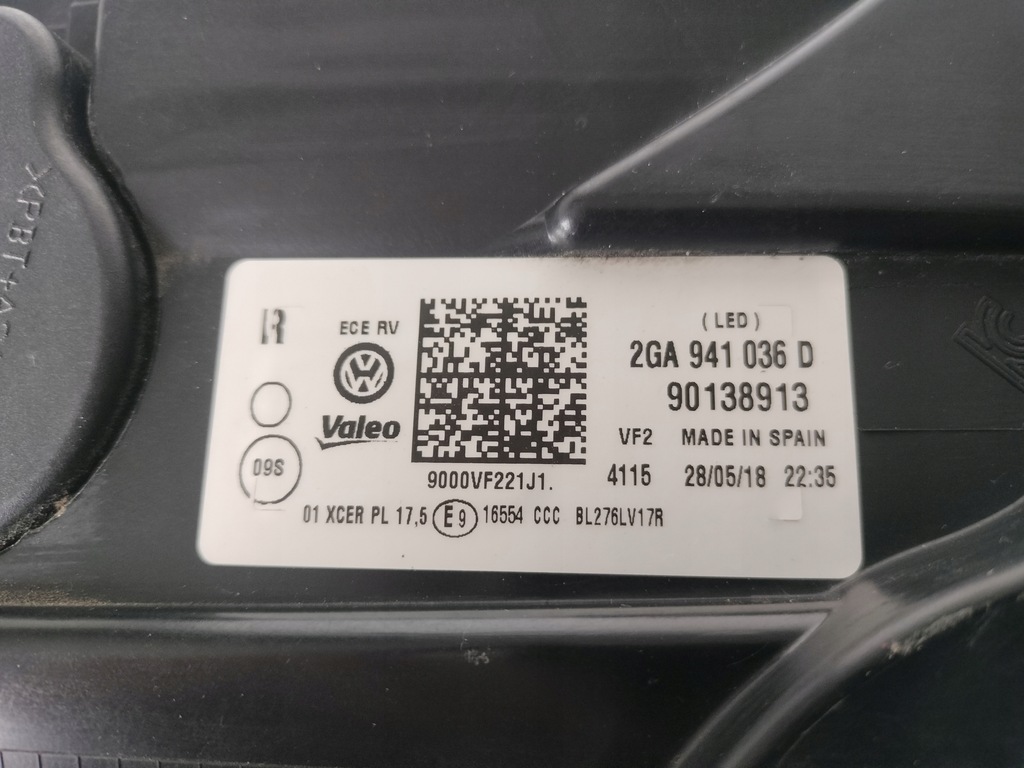 фото №10, Лампа правая фара vw t-roc 2ga 17- full led