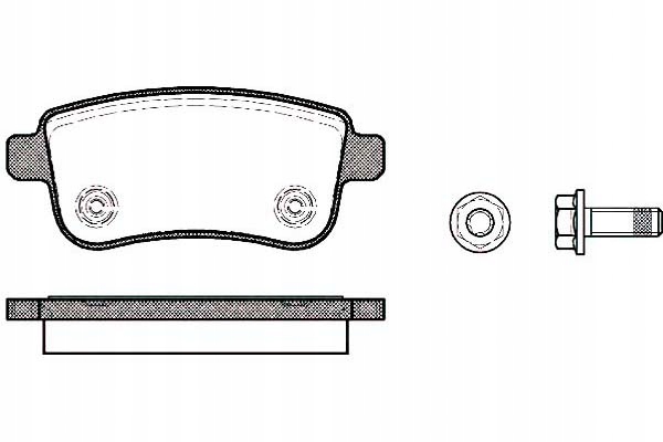 фото №2, Roadhouse тормозные колодки тормозные renault fluence grand m