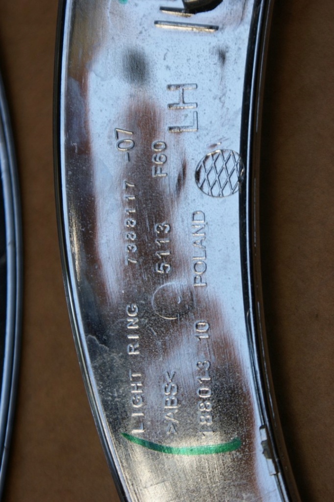 фото №5, Mini f60 хром лампи панель фари правий