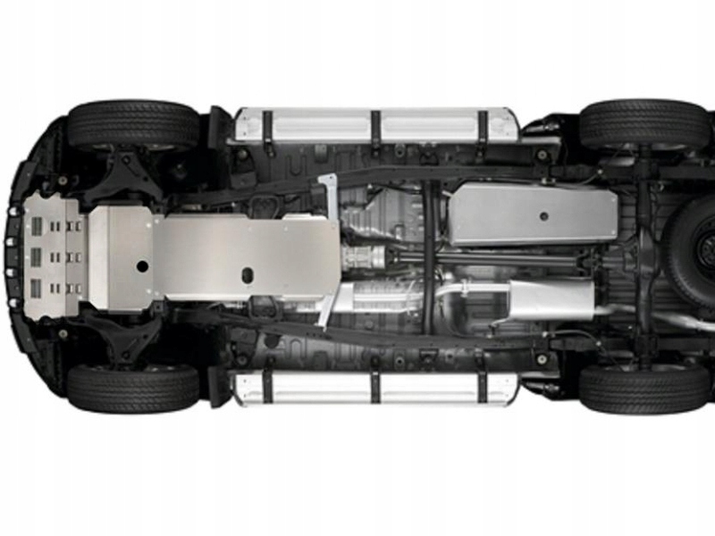 фото №5, Защита двигателя коробки передач редуктор алюминиевая mitsubishi l200 05-15