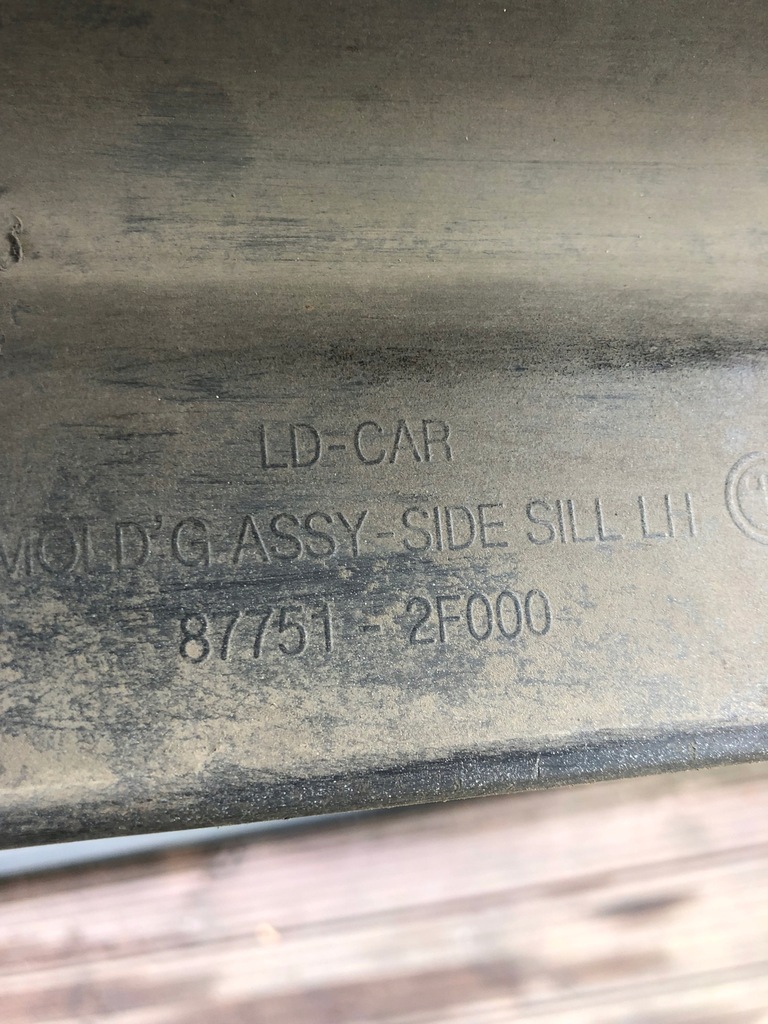 фото №8, Молдинг поріг ліва kia cerato 87751-2f000 6c