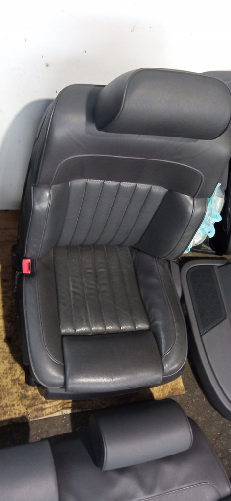 фото №7, Vw phaeton lift сидіння заднє сидіння оббивка шкіра підігрів