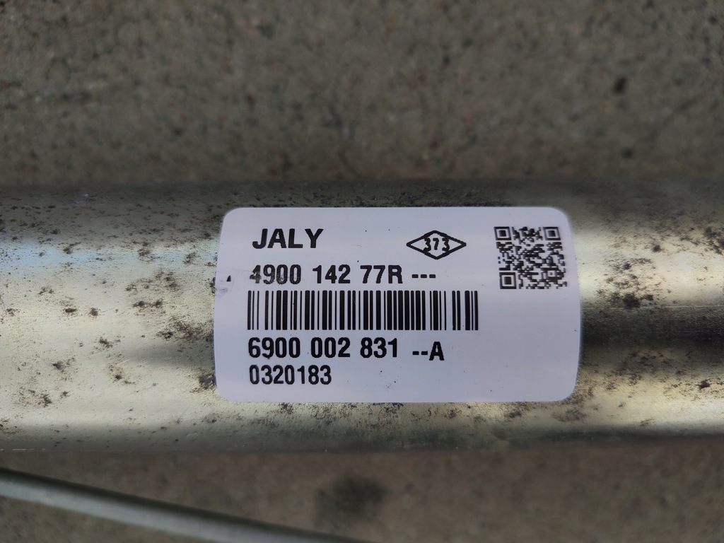 фото №10, Трансмиссия рулевая рулевая рейка renault master opel movano 490014277r a