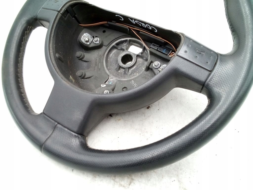 фото №6, Opel corsa c воздуховод трёхспицевая кожаный кожа