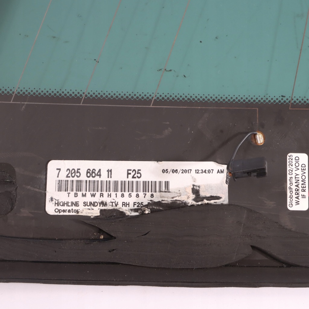 фото №12, Bmw x3 f25 стекло сталь боковая задняя правая as3 czarna ssg 7205646