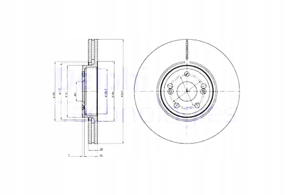 фото №1, Delphi bg9687 диск гальмівна