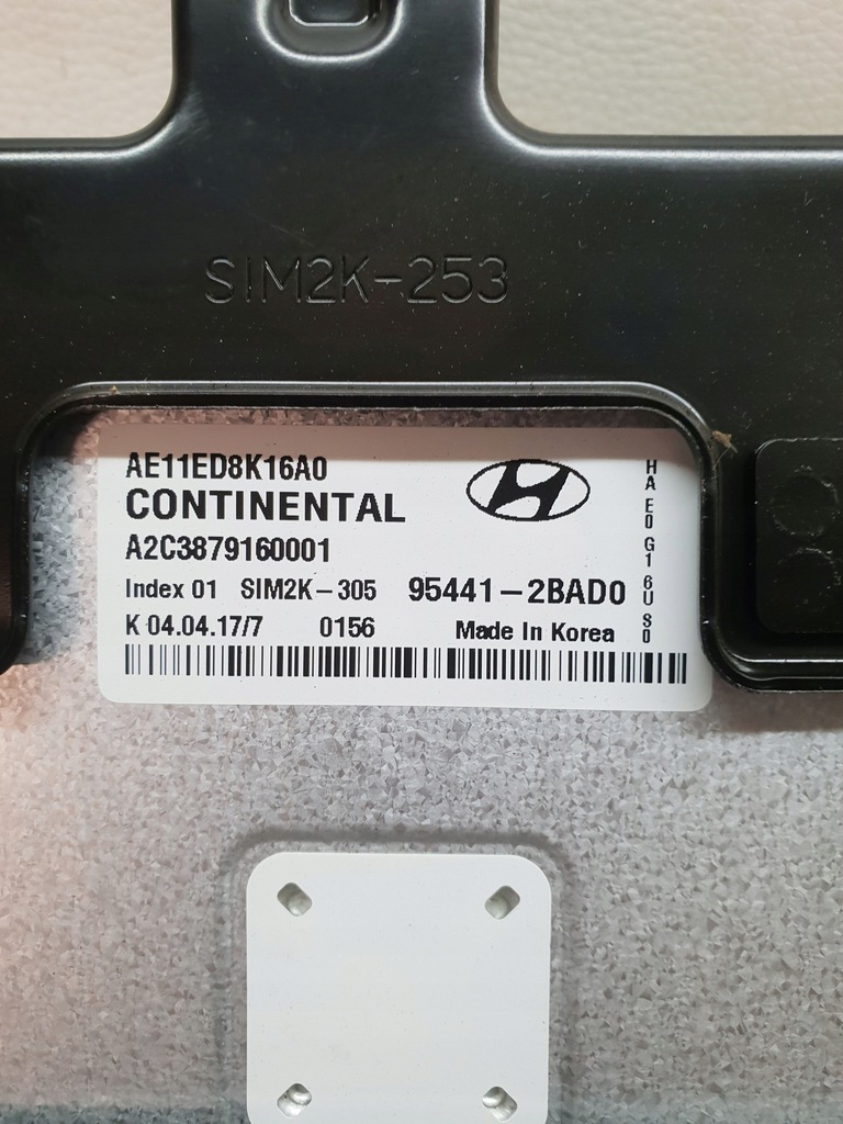 фото №7, Hyundai ioniq бортовий комп'ютер блок керування 391a1-03hk0 95441-2bad0