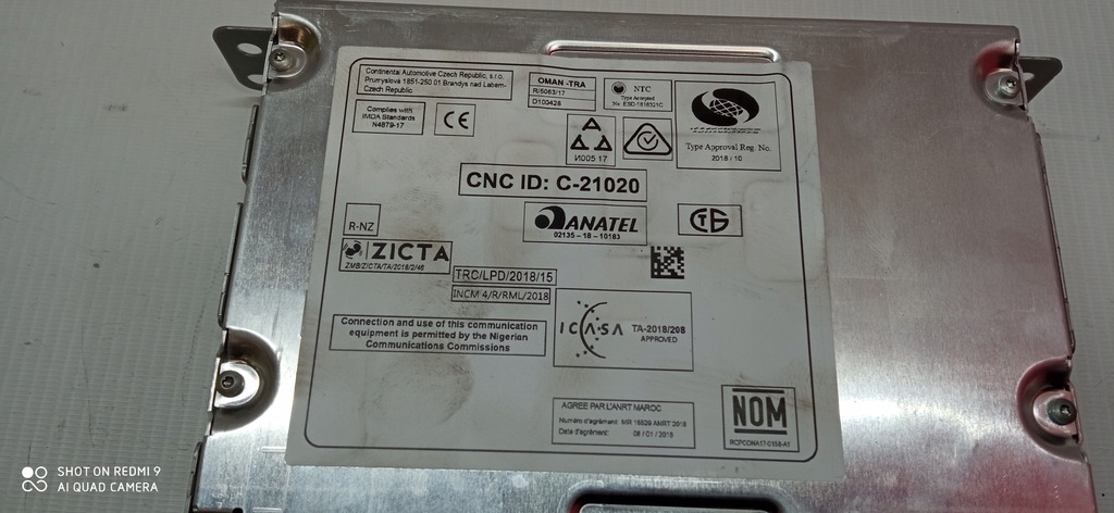 фото №4, Citroen c5 aircross радіо навігація 9830039480