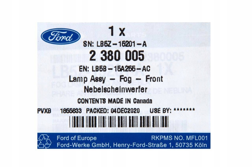 фото №4, Противотуманная фара перед левый explorer 20- led