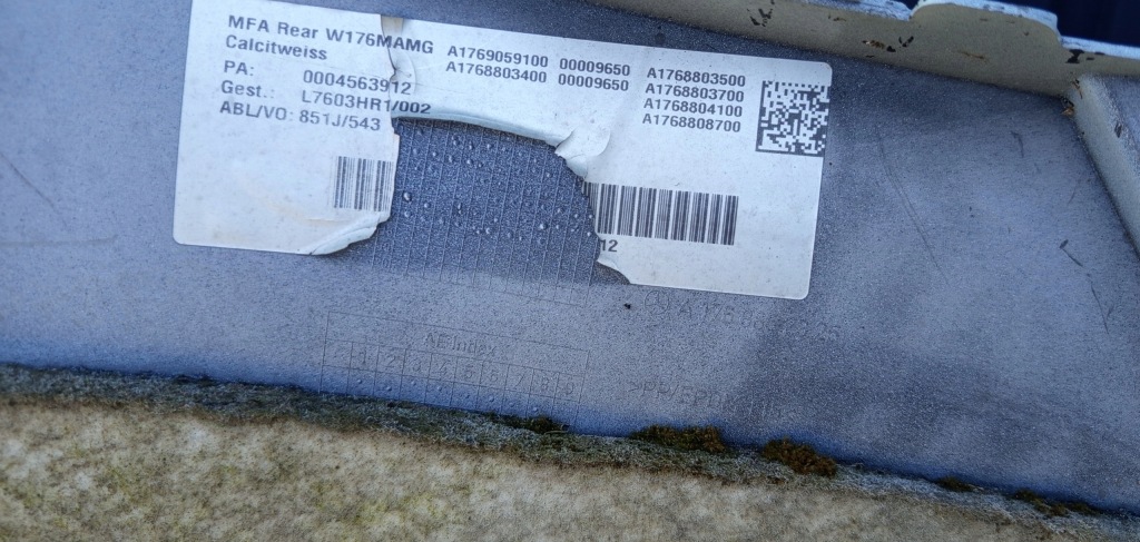 Mercedes a klasa w176 amg бампер задний задний Цена