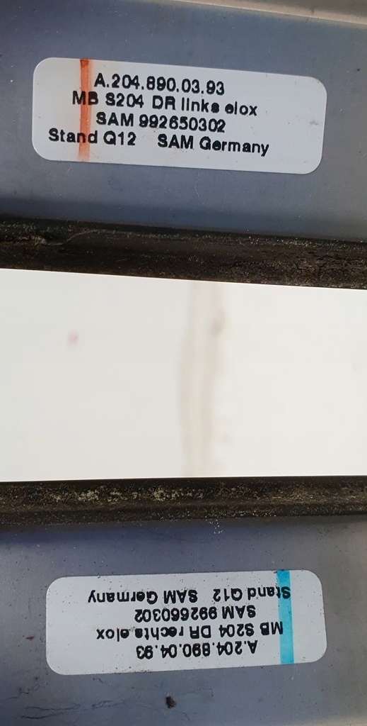 фото №7, Рейлинги кровельные mercedes w204 kombi хром lift