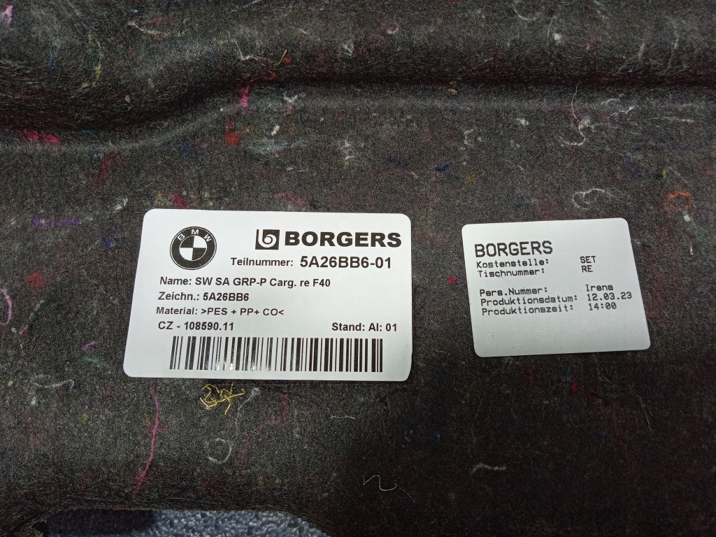 фото №7, Bmw 1 f40 обшивка обивка багажника правая 5a26bb6