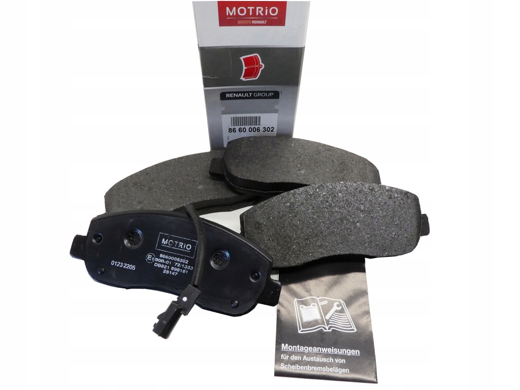 фото №3, Тормозные колодки перед master iii iv movano nv400 2.3 dci оригинал renault