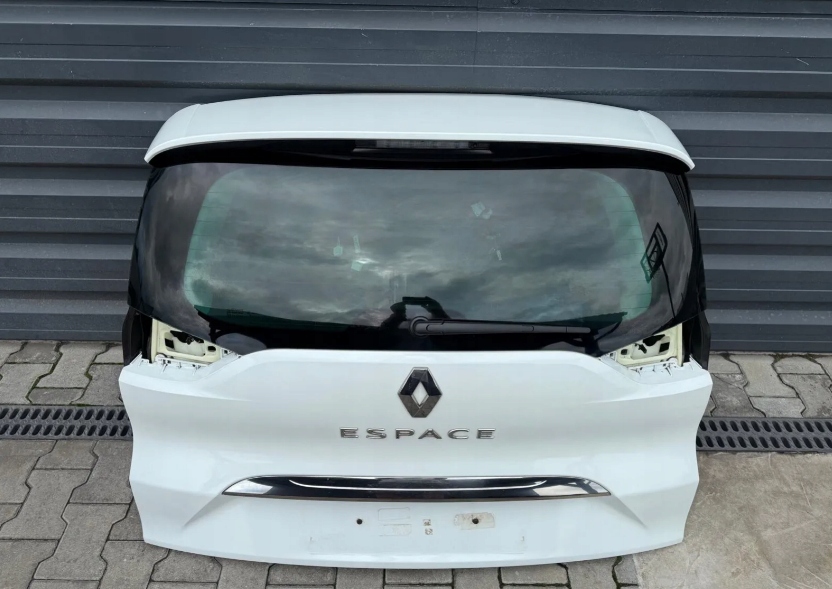 фото №1, Renault espace v крышка багажника багажника цвет teqnc белый перламутр