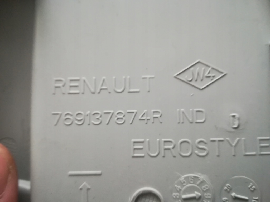 фото №3, Пластик защита стойка правая 769137874r renault zoe ii