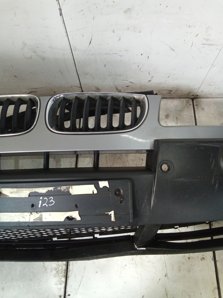 фото №5, I23 бампер перед bmw x3 e83 silbergrau