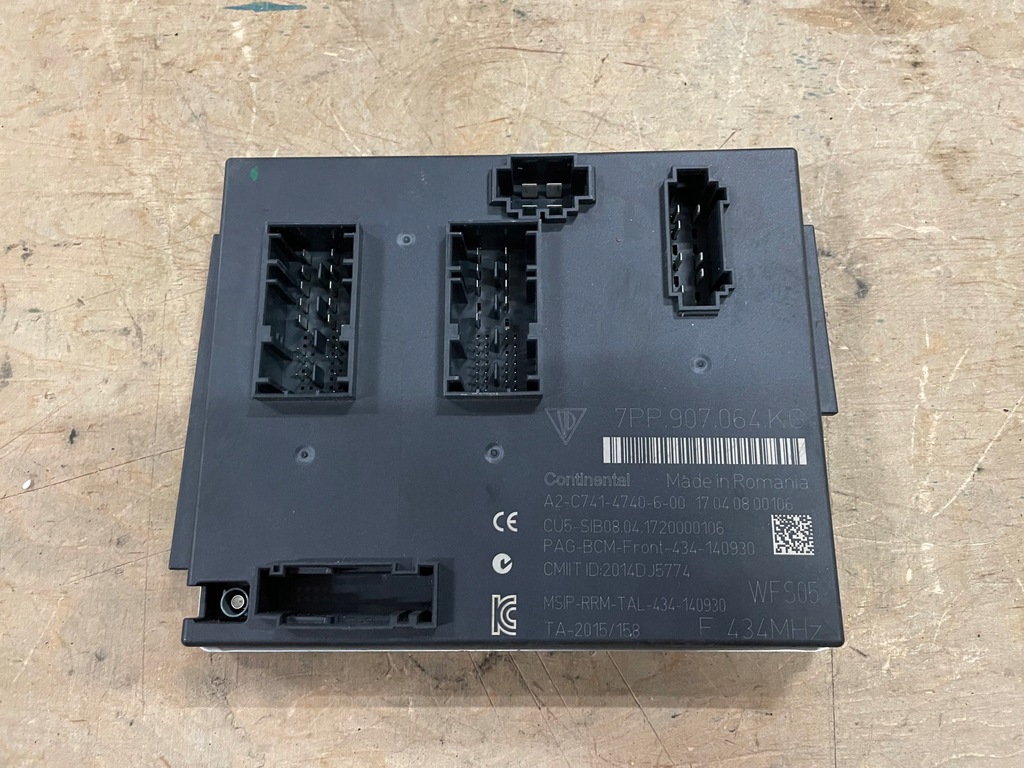 фото №9, Porsche macan s 3.0 tdi набор стартовый бортовой компьютер ключ 0281030554