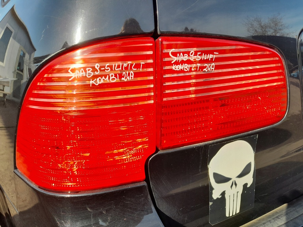 фото №9, Saab 9-5 i lift лампа лівий задня ліва задня кришка багажника з кришки w кришка kombi