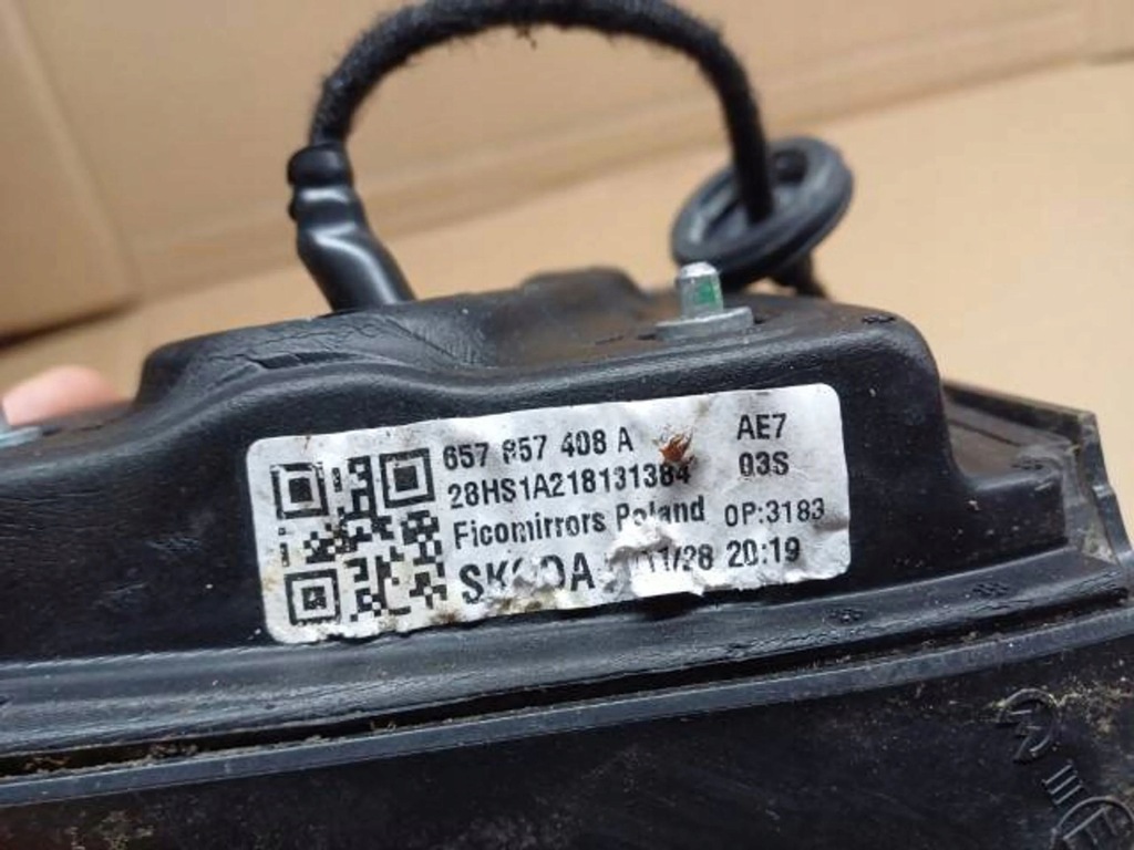 фото №10, Дзеркало зовнішнє двері праве skoda scala 19- anglik 6 pin lf5w