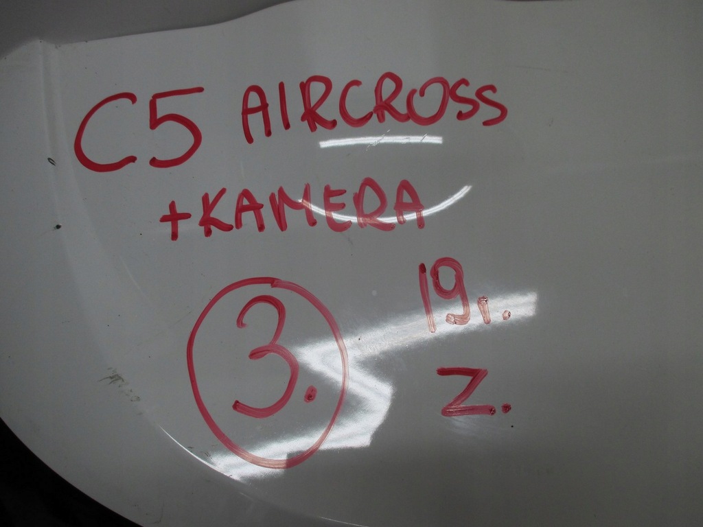 фото №5, Крышка багажника задняя citroen c5 aircross pod камера 19r