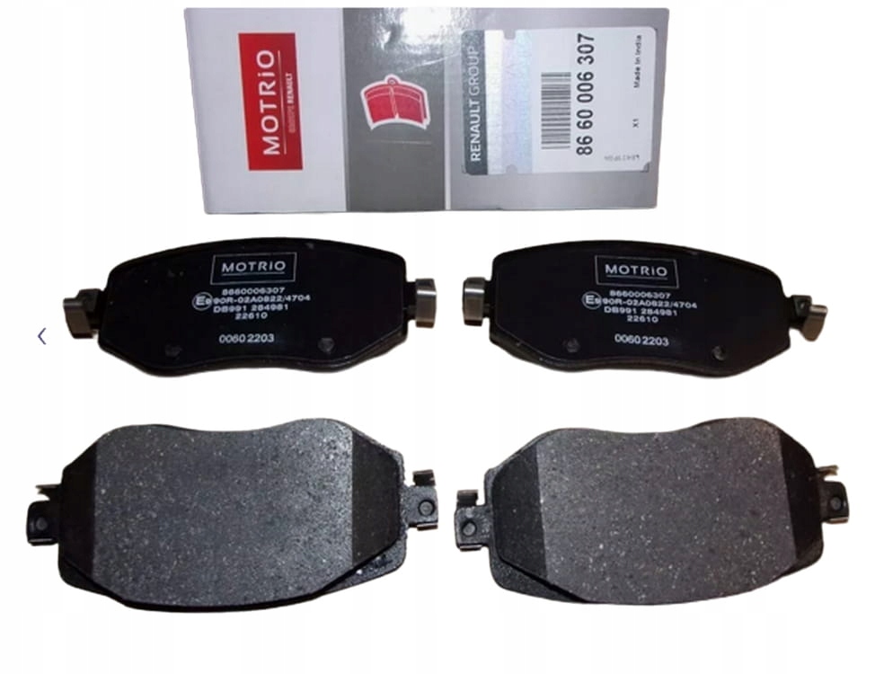 фото №1, Гальмівні колодки гальмівні renault megane iv перед motrio renault