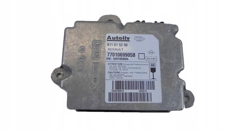 фото №1, Scenic ii 1.9dci датчик датчик подушка безпеки oryg