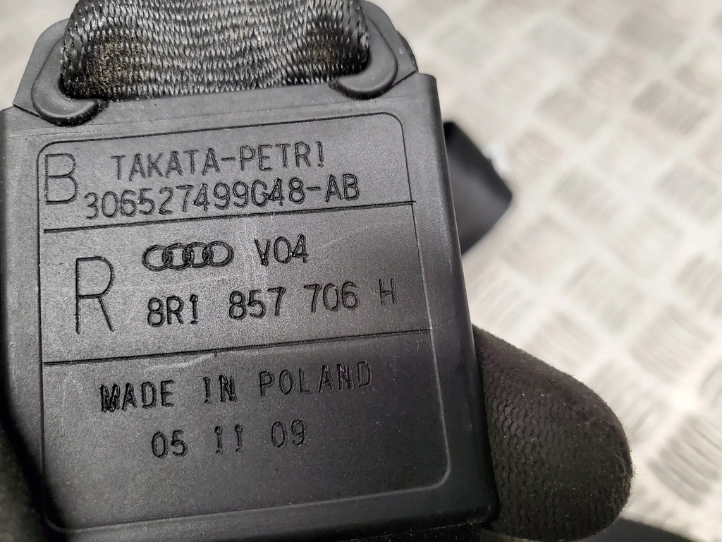 фото №5, Audi q5 sq5 8r1857706h перед сторона права ремені безпеки