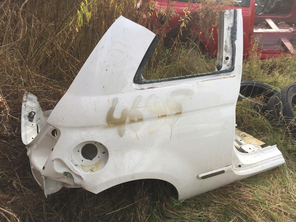 фото №1, Fiat 500 2007- четверть крыло правый задняя