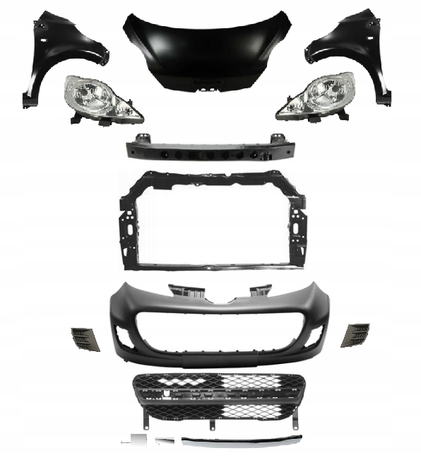 фото №1, Peugeot 107 p lift 2009-2012 kompletny перед капот