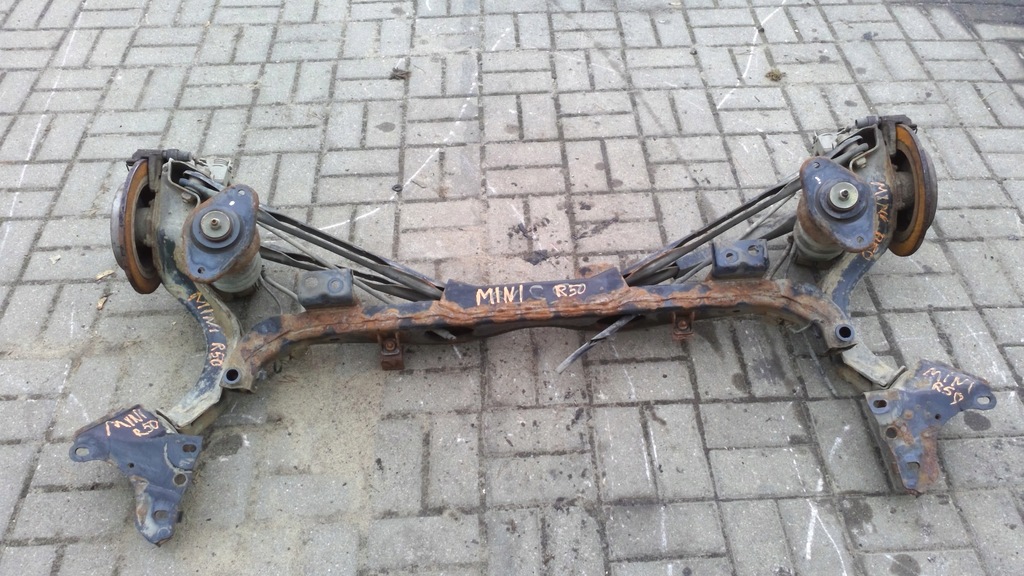 фото №1, Mini r50 подвеска задняя рычаг поворотный кулак суппорт