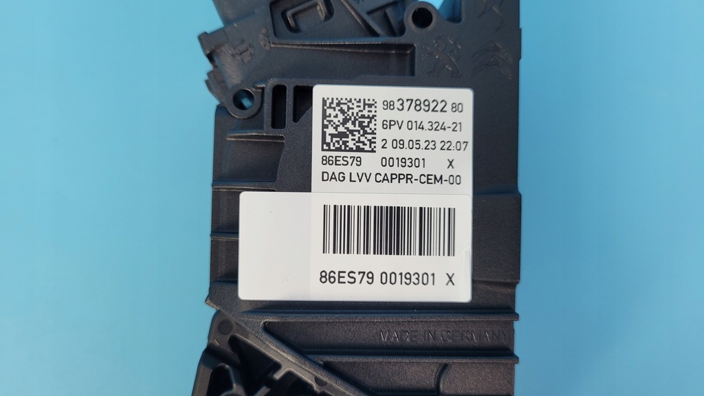 фото №14, Opel mokka ii b 23r потенциометр педаль газа 9837892280