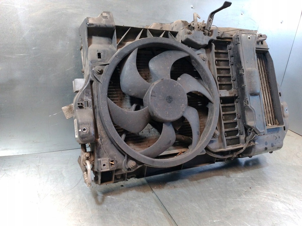 фото №7, Pas перед, радиатор, вентилятор peugeot 407 9655530780 2.0 hdi