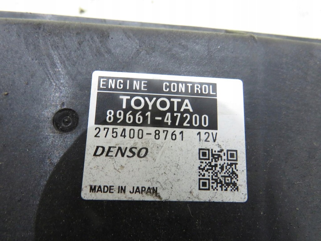 фото №7, Бортовой компьютер двигателя 89661-47200 1.8h toyota prius iii