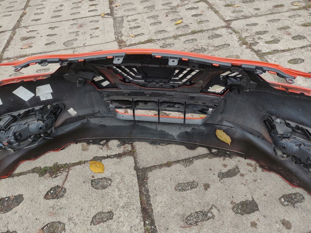 фото №8, Nissan micra k14 бампер перед передний противотуманные фары решётка радиатора