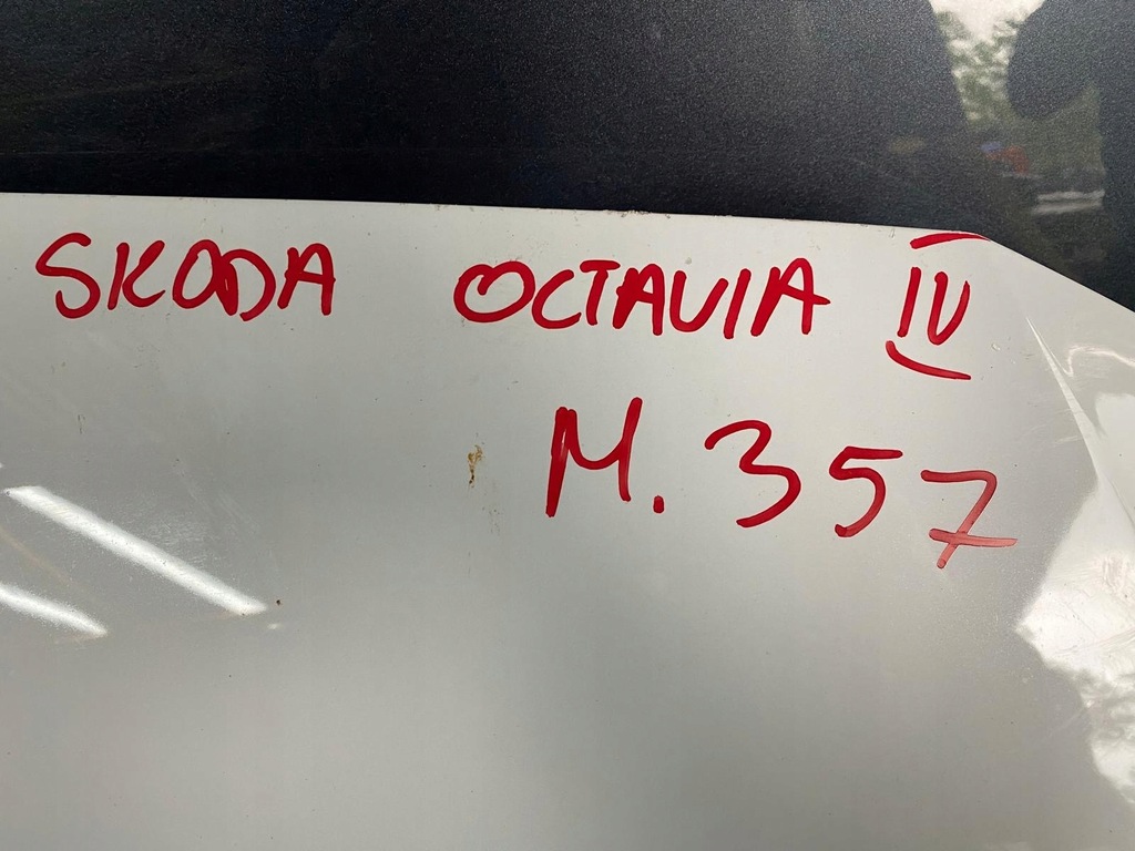 фото №8, Капот skoda octavia iv 4 крышка двигателя