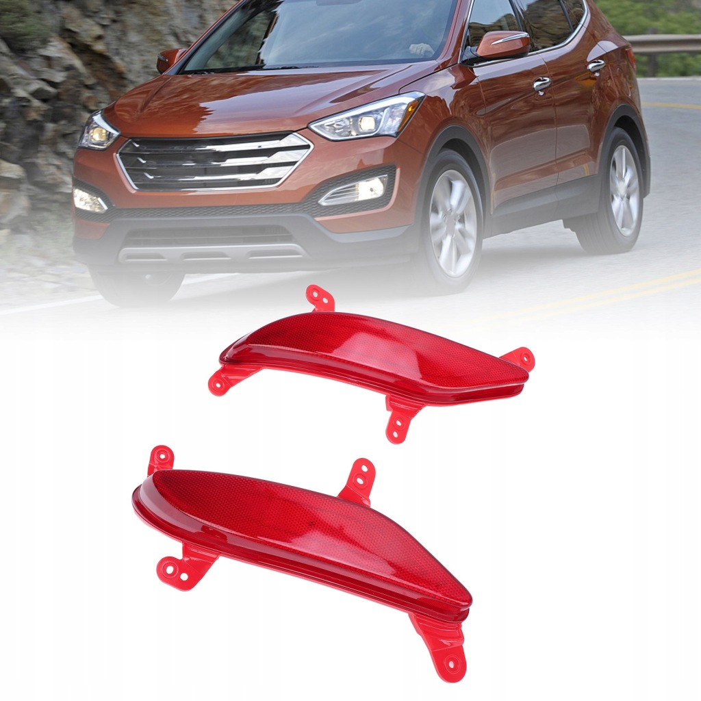 фото №15, Відбивач заднього бампера colorfast 924062w200 czerwona корпус лівий правий