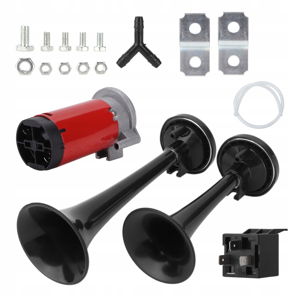 фото №14, Клаксон автомобильный сигнал сигнал dc 12v 130db