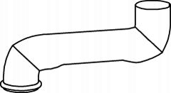 фото №2, Dinex 80554 труба выхлопная