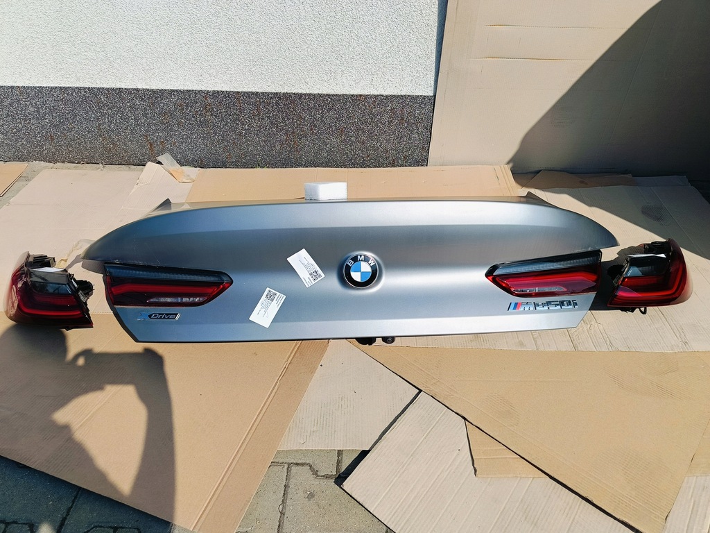 фото №6, Крышка багажника багажника задняя bmw 8 g16 c5a frozen pure grey металлик ideał камера!!!