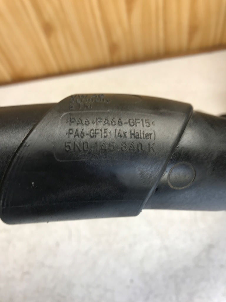 фото №5, Труба інтеркулер vw skoda audi 5n0145840k