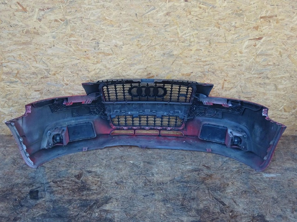 фото №16, Audi a3 8p lift 04-07 бампер перед передний kompletny решётка радиатора s-line lz3m