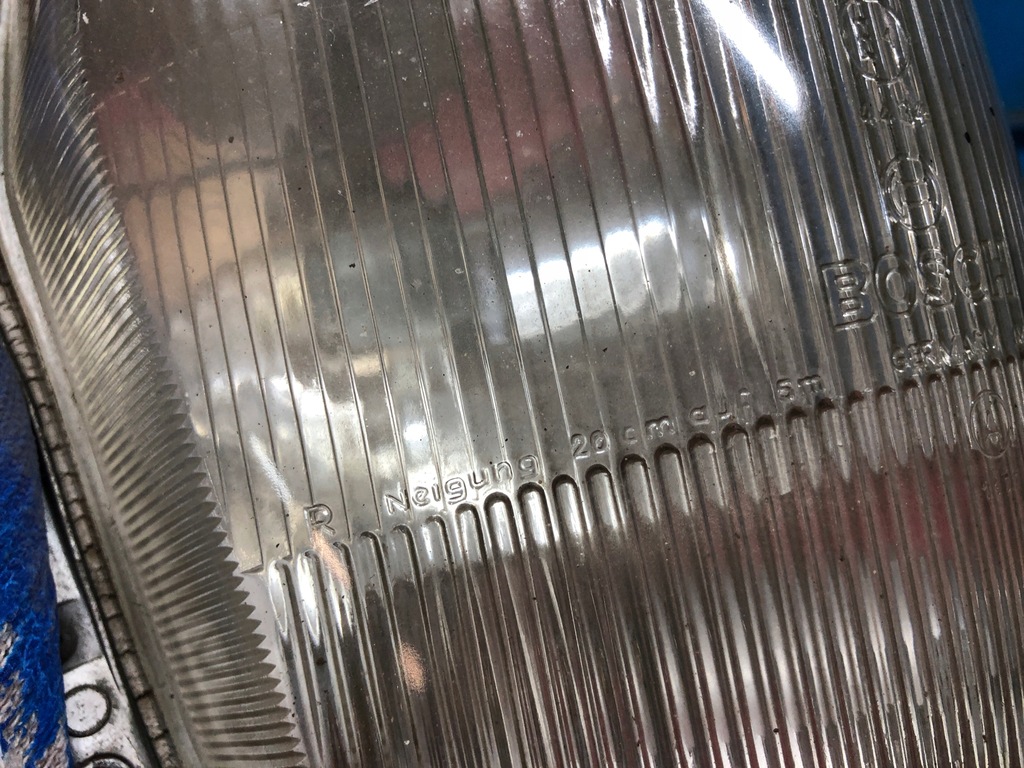 фото №11, Mercedes w108 w111 лампа перед передняя bosch