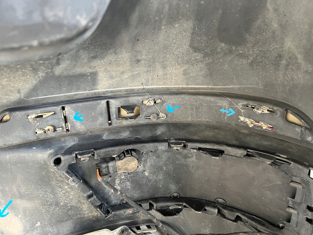 фото №11, Бампер задний задняя mercedes gl ii x166 amg 4 pdc