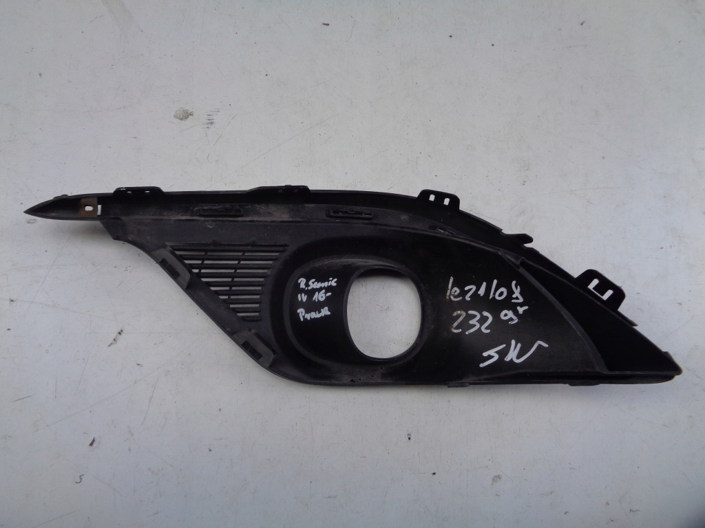 фото №2, Решётка бампера правая renault scenic iv 16-