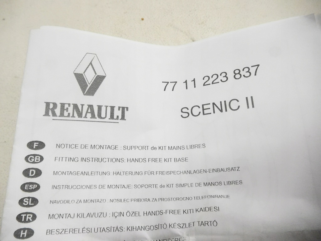фото №7, Кронштейн renault scenic ii 7711223837