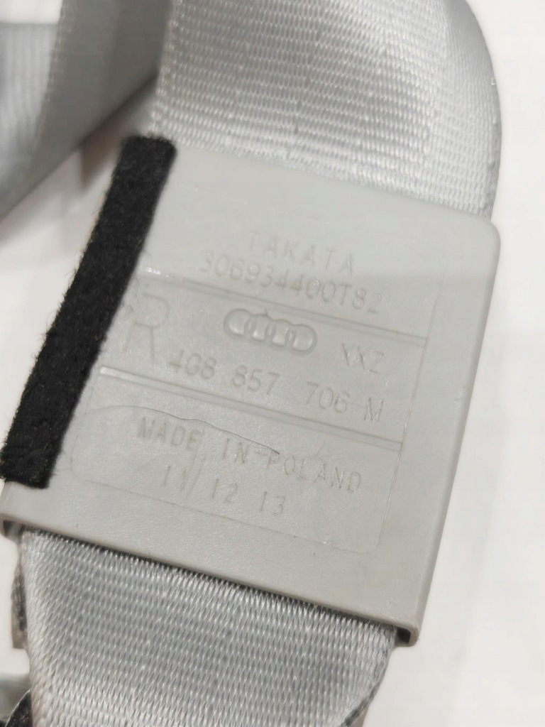 фото №5, Audi a6 c7 a7 c7 передний pas безопасности 4g8857706 m правый szary xxz