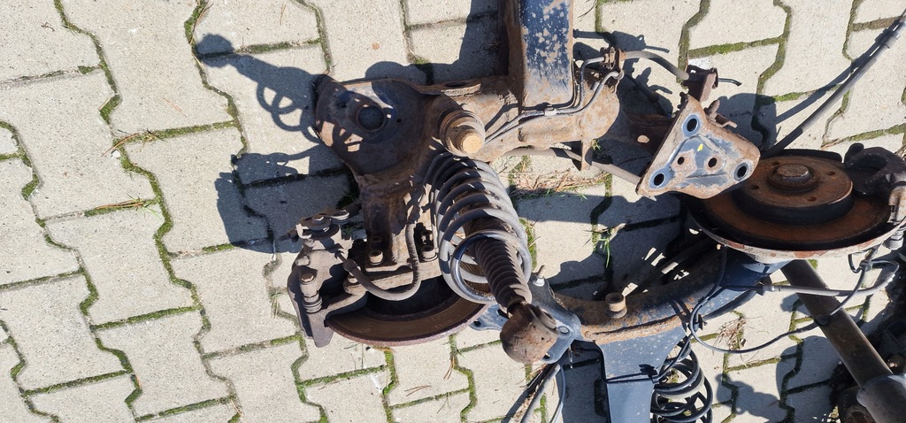 фото №4, Балка підвіска задня oś citroen ds3 гальмівні диски